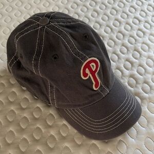 Phillies 47 Brand Youth Baseball Cap with Red Logo
